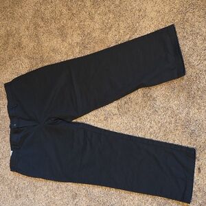 Dockers mens pants 46w x34 length flat.front black